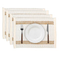 Niviy Boho Table Runner for Home Decor 144 Inches Long Farmhouse Macrame Table Runner Cotton Linen Woven Table Runners for Summer Dining Table Decoration, Beige & Brown